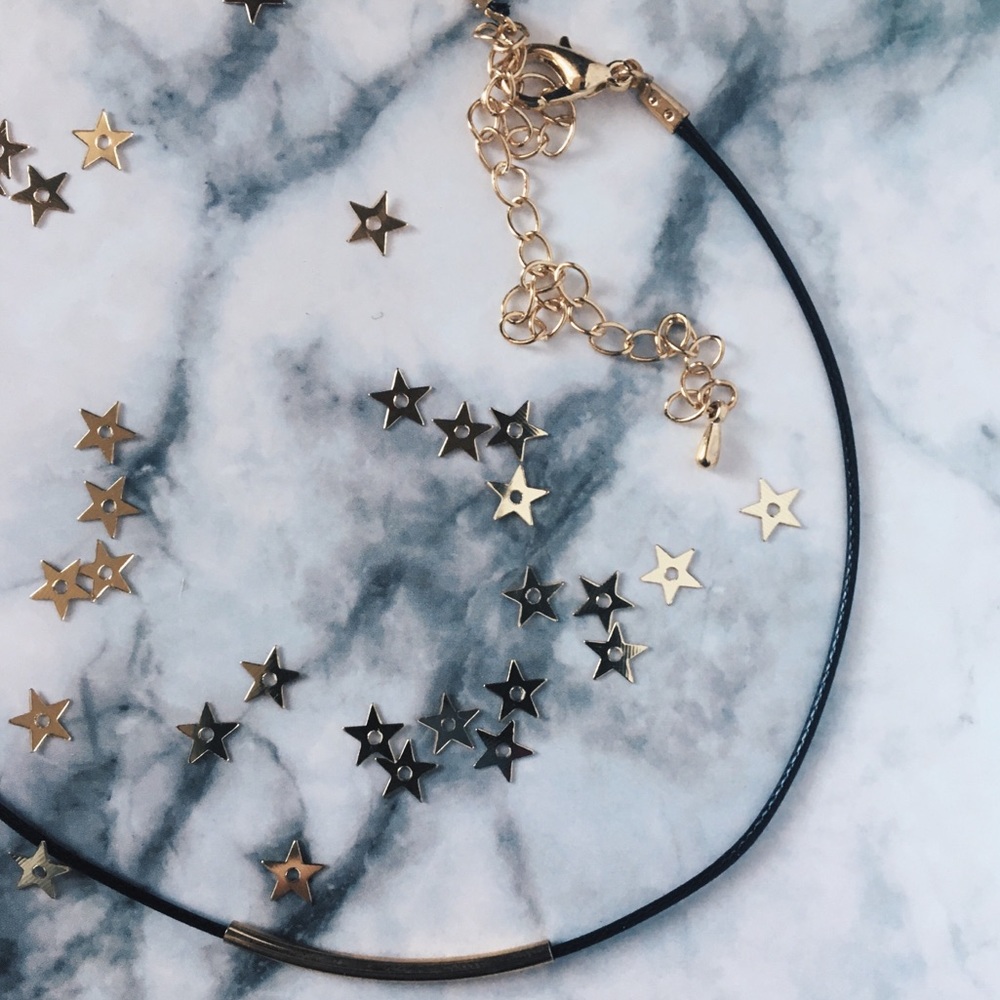 Black and Gold Choker